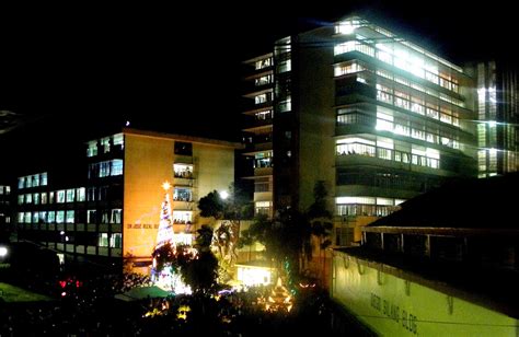 Saint Louis University In Baguio City Lights Up Its Giant Christmas Tree