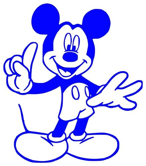 Items Similar To Mickey Mouse Vinyl Sticker Decal On Etsy