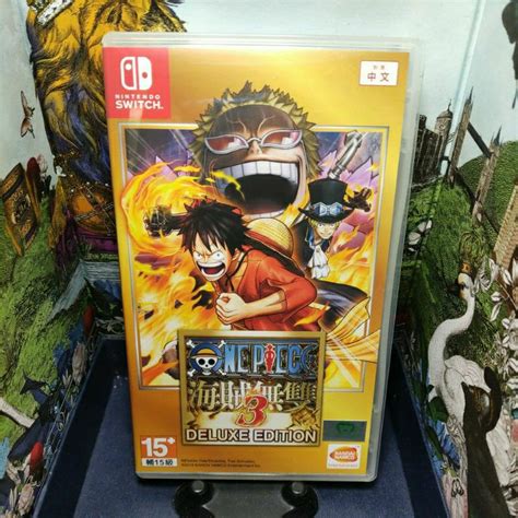 中壢賣場 Switch Ns 任天堂《one Piece 海賊無雙3 豪華版》中文 蝦皮購物