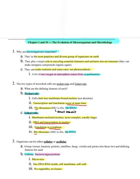 Micro Exam Study Guide As You Go Through The Study Guide Youll