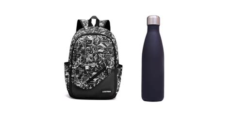 Dumyah Fashion School Bag For Teenagers Thermos Water Bottle 500 Ml