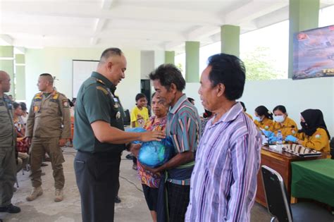 Bakti Sosial Kesehatan Rangkaian Kegiatan Hut Ke Tni Kodim Sbd