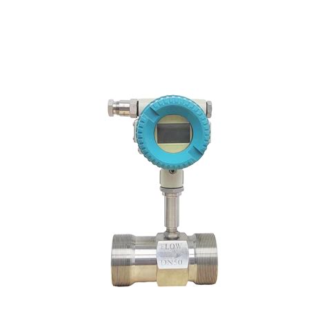 Digital Liquid Turbine Flowmeter Thread Turbine Flow Meter For Liquids