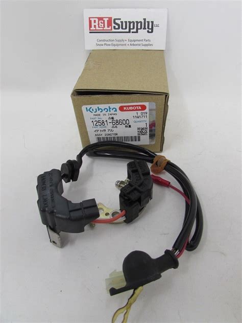 New Genuine Kubota Engine Wg600 Wg750 Distributor Ignitor Assembly 12581 68600 Ebay