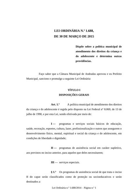 Pdf Minuta De Projeto De Lei Portal Da Prefeitura Municipal