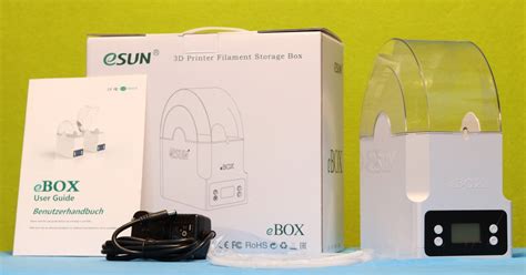 eSUN eBox filament dryer review - First Quadcopter