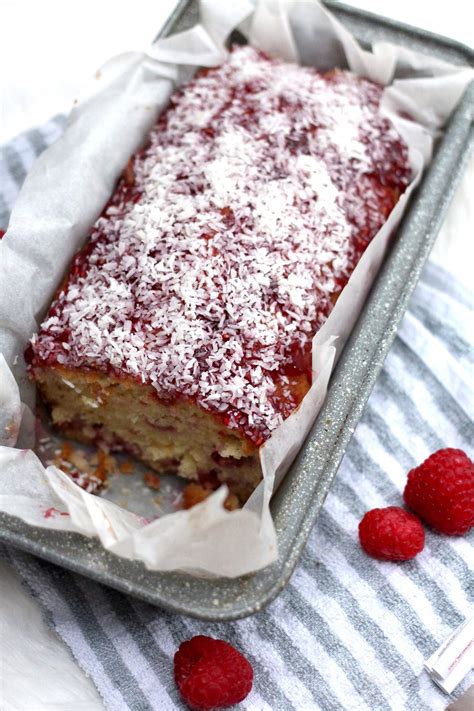 Raspberry Coconut Loaf Cake The Lovecats Inc