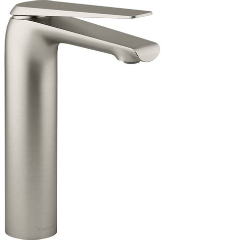 Kohler Avid Vibrant Brushed Nickel Single Hole 1 Handle Watersense Bathroom Sink Faucet With