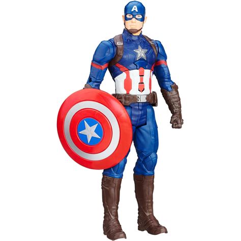 Avengers Marvel Titan Hero Series Blast Gear Captain America Inch