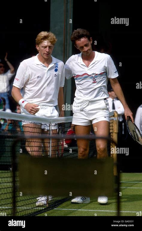 Peter Doohan Contre Boris Becker Banque De Photographies Et Dimages à