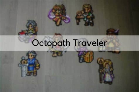 Wall Decoration Octopath Traveler Sprite From Video Game Subject