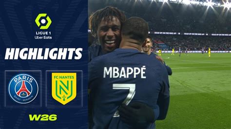 Paris Saint Germain Fc Nantes 4 2 Highlights Psg Fcn