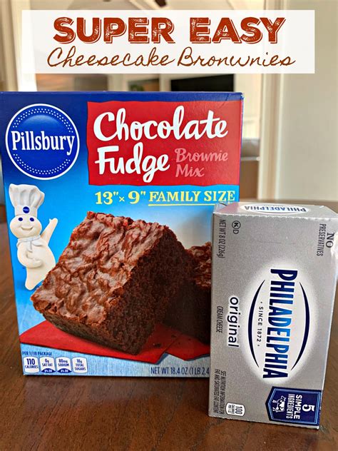 Easy Cheesecake Brownies (AKA, Marble Cream Cheese Brownies) - Sweet ...