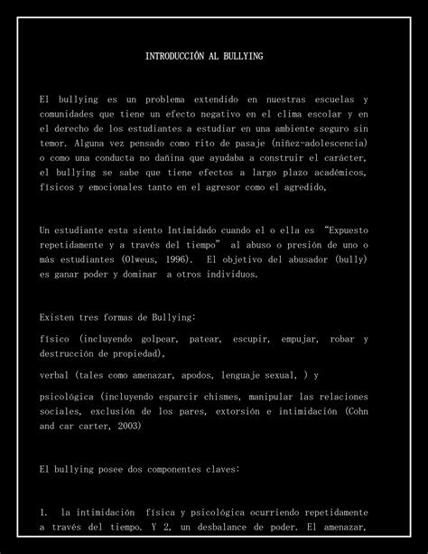 Basta De Bullying Pdf