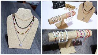 Como Hacer Un Exhibidor Para Collares Y Pulseras Con Doovi