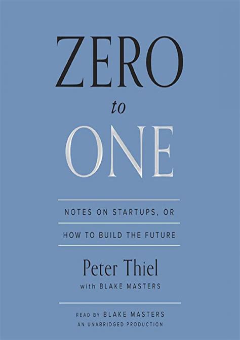 Download Pdf Zero To One Notes On Startups Or How To Build The Future