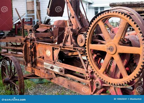 Rusting Old Vintage Farm Machinery Royalty Free Stock Photography