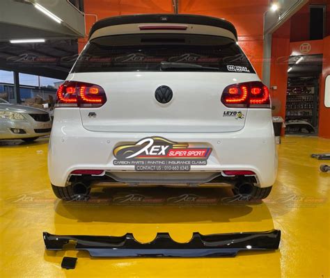 Golf Mk6 R Bumper Rear Complete Rexsupersport Specializes In