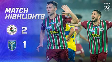 Highlights ATK Mohun Bagan 2 1 Kerala Blasters FC MW 21 Hero ISL