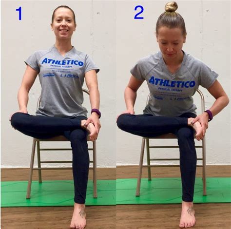 This week we will learn a seated piriformis stretch. This will target ...