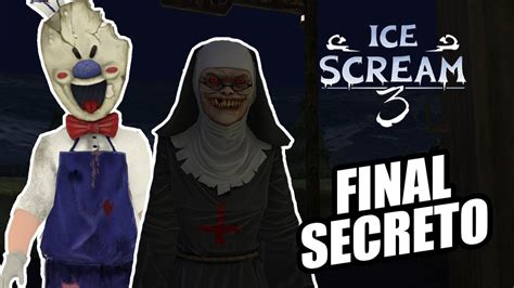 Ice Scream Final Secreto Evil Nun Es La Madre De Rod Gameplay En