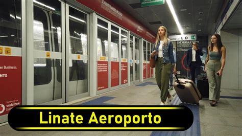 Metro Station Linate Aeroporto Milan Walkthrough Youtube