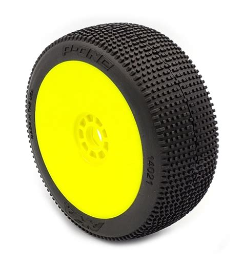 Aka P Buggy Pre Mounted Tires Yellow Super Soft Long Wear