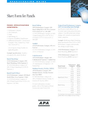 Fillable Online Apawood Short Form For Panel Fax Email Print PdfFiller