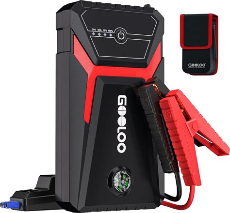 GOOLOO Car Jump Starter,1500A Peak 12V Battery Jump Box with Quick ...