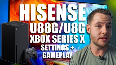 Xbox Series X 120hz Settings And Gameplay Hisense U88g U8g 120hz Demonstration Youtube