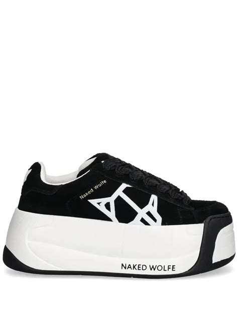 NAKED WOLFE Platform Sneakers Black FARFETCH