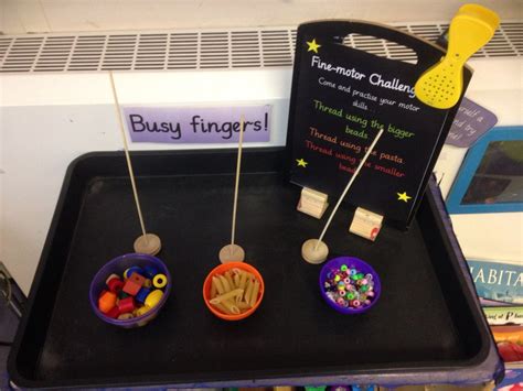 Threading Fine Motor Challenge This Week By Miss Grey And Play Fine