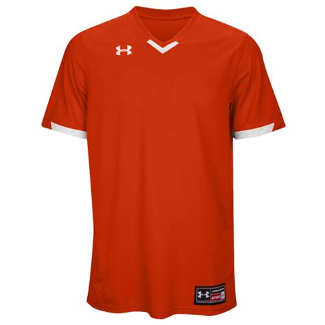 Under Armour Team Ignite V Neck Baseball Jersey Men S Baseball Clothing Orange White