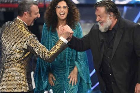 Sanremo Qual Stato Il Cachet Di Russell Crowe La Cifra Ti