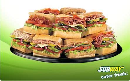 Subway Platters Prices Sandwich Platter