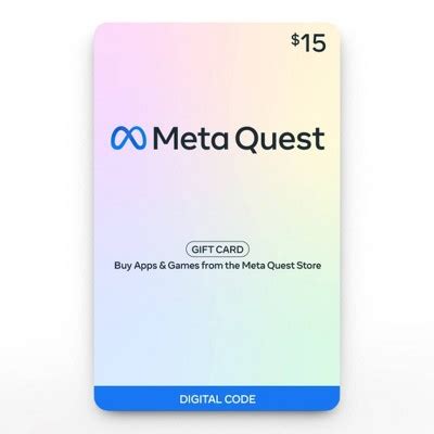 Meta Quest Gift Card (digital) : Target