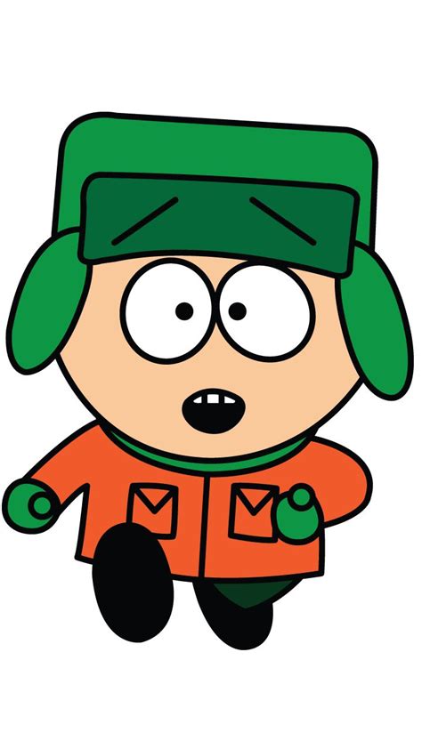 The Cartoon Character Is Wearing An Orange Coat And Green Hat With