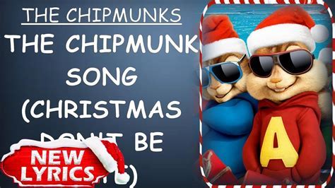 The Chipmunk Song En Lyrics [The Chipmunks] 🎵 LyricsWord.com