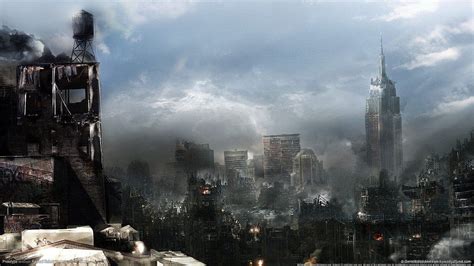 Apocalyptic City And Mobile HD Wallpaper Pxfuel