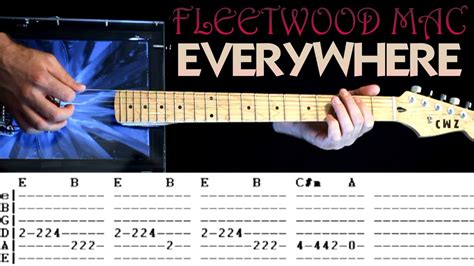 RIP Christine McVie Everywhere Fleetwood Mac Chords & Guitar Tab with Guitar Lesson Chords ...