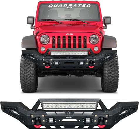 Amazon Tioyar Front Bumper Texture Black Compatible With