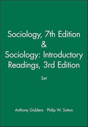 Sociology E Sociology Introductory Readings Giddens Anthony