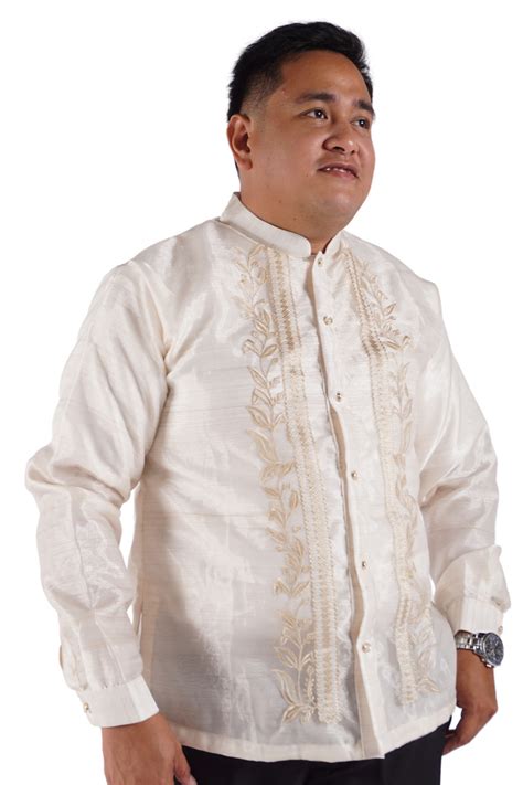 Organza Chinese Collar Classic Barong Tagalog Primo Ntl01 Barong