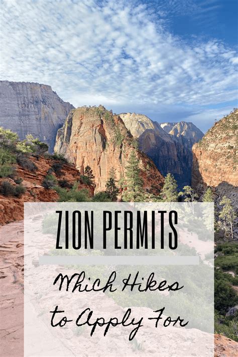 Zion Permits: A Guide to Which Hikes to Apply For - Champagne Tastes®