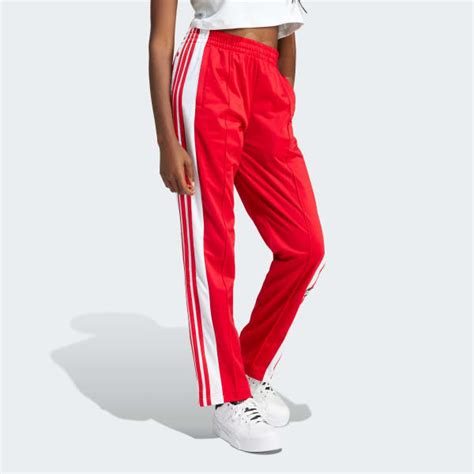 Adidas Adibreak Tracksuit Bottoms Red Adidas Uk