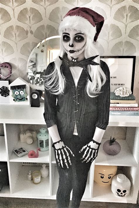 Jack Skellington Costume Makeup