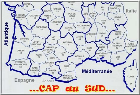 carte des regions du sudla provencele sud de la france