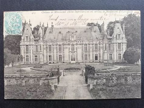 CARTE POSTALE ANCIENNE 76 CHÂTEAU de MIROMESNIL ou est Né Guy de