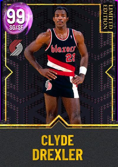 Nba K Kdb Custom Card Limited Edition Inserts Clyde Drexler