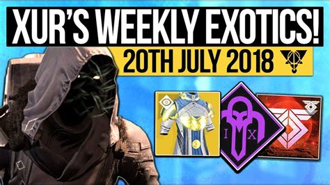 Destiny Xur Location Exotic Loot Exotic Weapon Armor